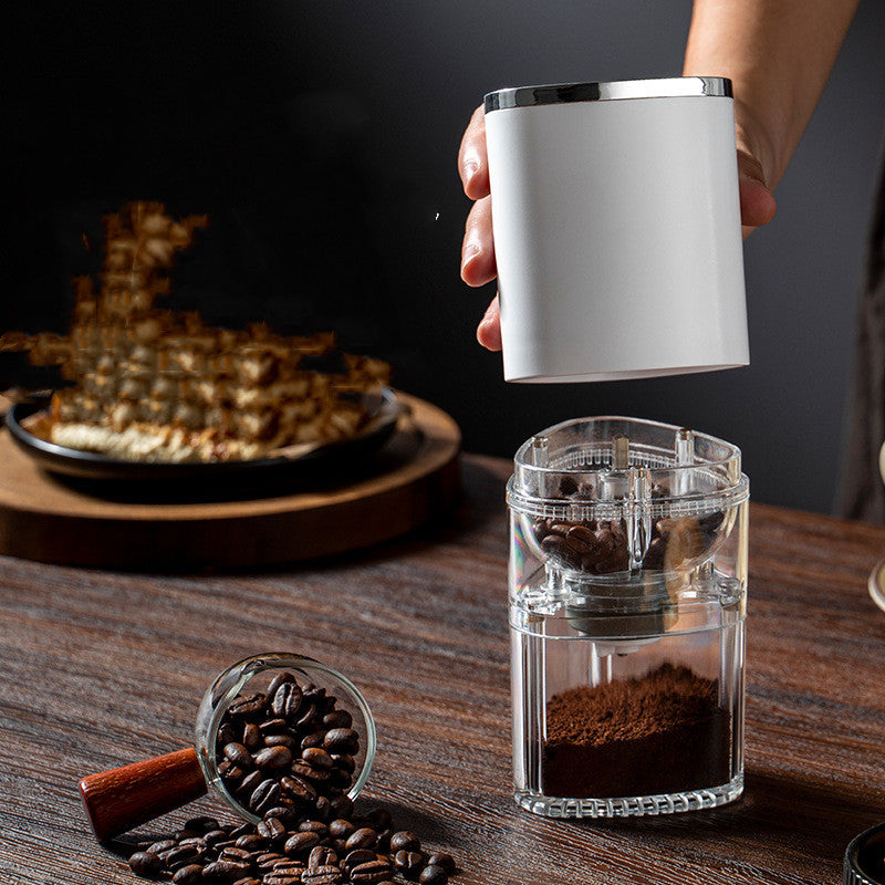 Electric coffee bean grinder